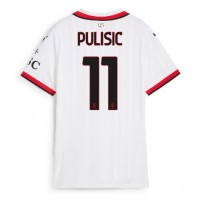 Billiga AC Milan Christian Pulisic #11 Borta fotbollskläder Dam 2024-25 Kortärmad